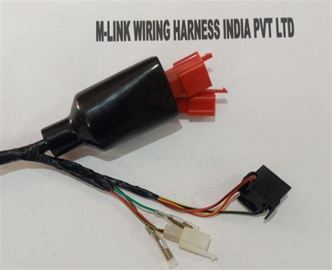 Black Wiring Harness For Bajaj Platina 100 KS 2006 Model Model Name