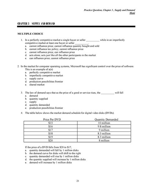 Practice Questions Chapter 3 ECON 102 Prin Macroeconomics StuDocu