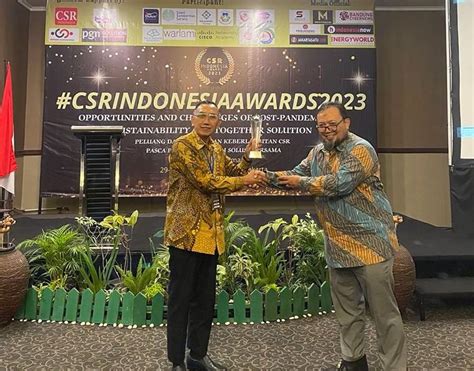 Program Pembinaan UMKM PLTU Banjarsari Raih Penghargaan CSR Indonesia