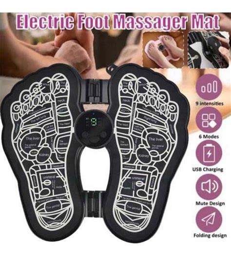 Ems Foot Massager Usb Rechargeable Electric Foot Massage Pad Muscle