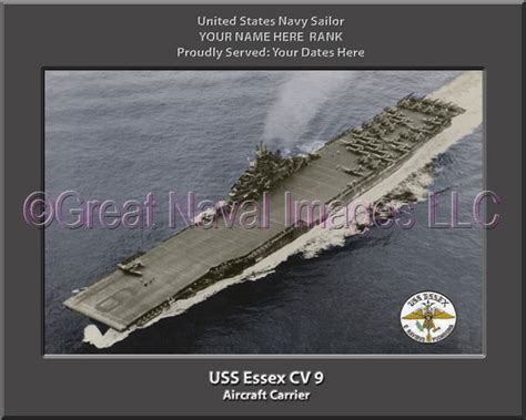 USS Essex CV 9 : Personalized Navy Ship Photo ⋆ Personalized US Navy ...