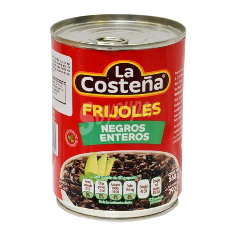 La Costeña Frijoles negros enteros Lata 560 g