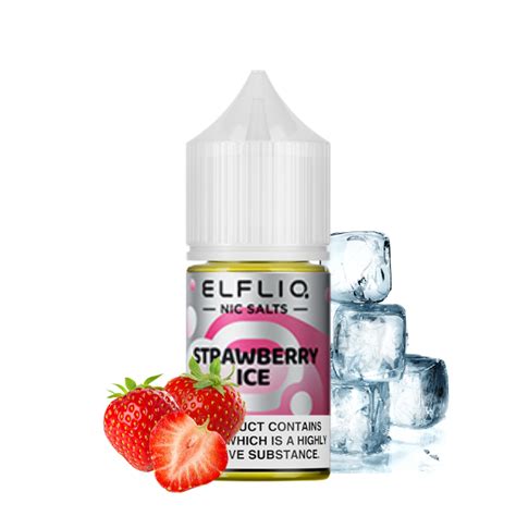 Elf Bar Elfliq Strawberry Ice Nic Salt 30ml 50mg купити за ціною 350