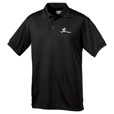 Men's Moisture Wicking Polo - Black