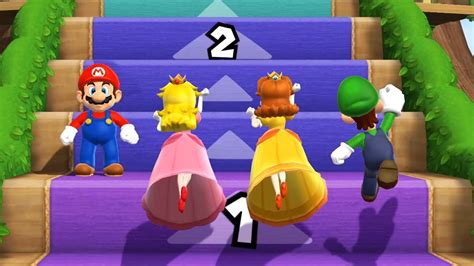 Mario Party 9 Minigames Mario Vs Peach Vs Luigi Vs Daisy Master Difficulty Youtube