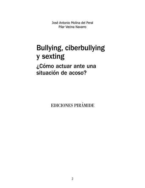 SOLUTION Bullying Ciberbullying Y Sexting 031218064344 Studypool