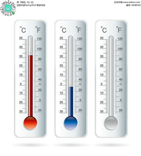 温度计矢量素材eps免费下载红动中国