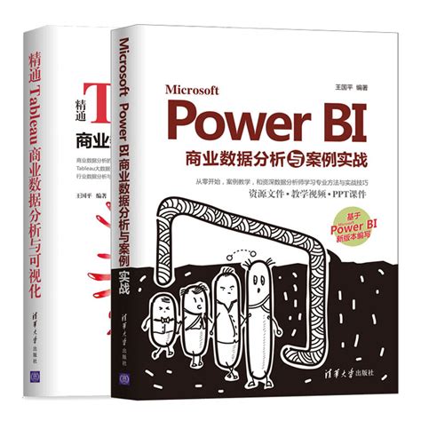 Microsoftpowerbi商业数据分析与案例实战 精通tableau商业数据分析与可视化 Microsoft Power Bi软件进行数据可视化分析书籍 虎窝淘