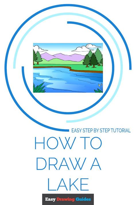 Learn How To Draw Lake Easy Step By Step Drawing Tutorial For Kids And