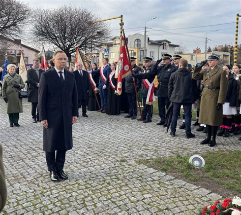 Andrzej Duda w Mławie Wziął udział w obchodach Narodowego Dnia Pamięci