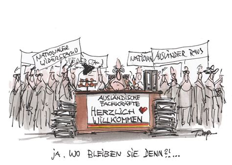 Karikaturen Von Thomas Pla Mann Jeden Tag Neu In Der Frankfurter