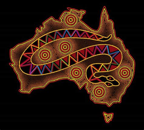 Aboriginal Art Dreaming Stories The Rainbow Serpent