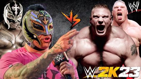 Rey Mysterio Vs Brock Lesnar Youtube