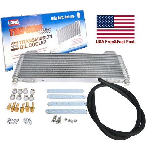 Tru Cool Max 40K GVW Transmission Oil Cooler Kit Inverted Flair Hex