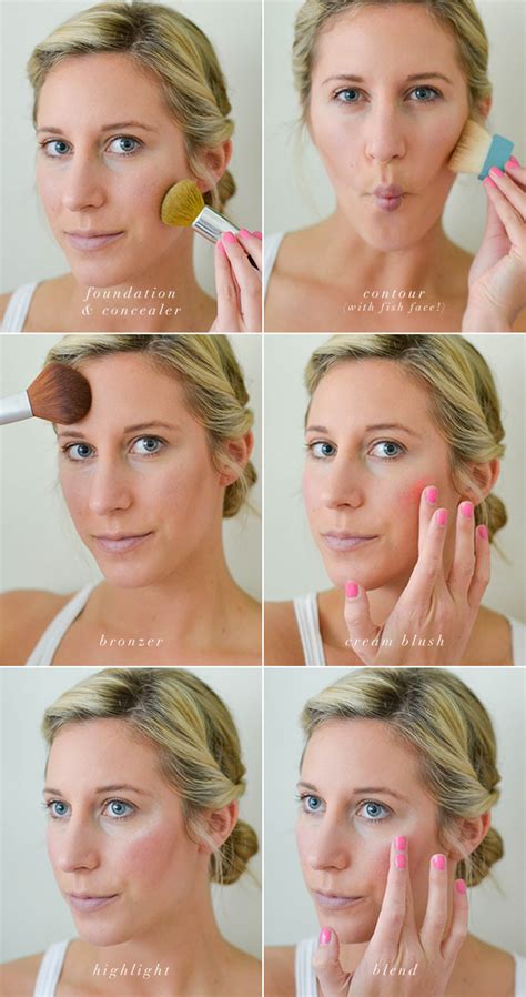 Natural Face Makeup Tutorial Step By Step With Pictures