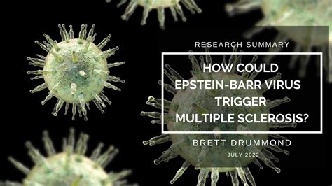 How Could Epstein Barr Virus Trigger Multiple Sclerosis Youtube