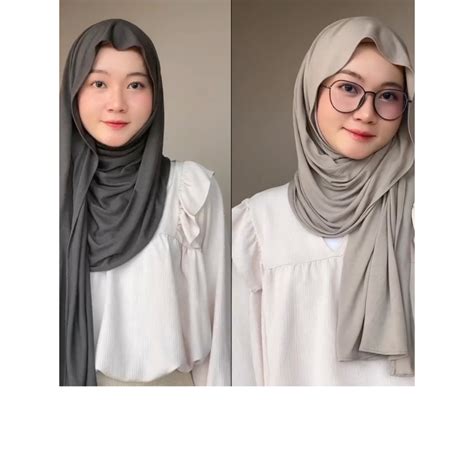 Pashmina Pashmina Jersey Flowy Premium Hijab Shawl Pashmina