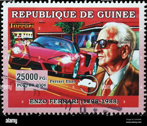 Enzo Ferrari Portrait Banque De Photographies Et Dimages à Haute