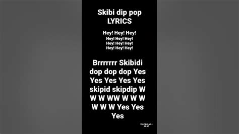 Brrrr Skibidip Dop Dop Dop Yes Yes Yes Yes Yes Lyrics Youtube