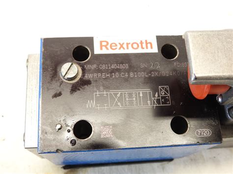 Genuine Rexroth Hydraulic Proportional Valve Wrpeh C