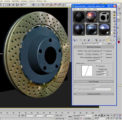 D M Multimedia 3d Tutorials Brake Disc Mapping