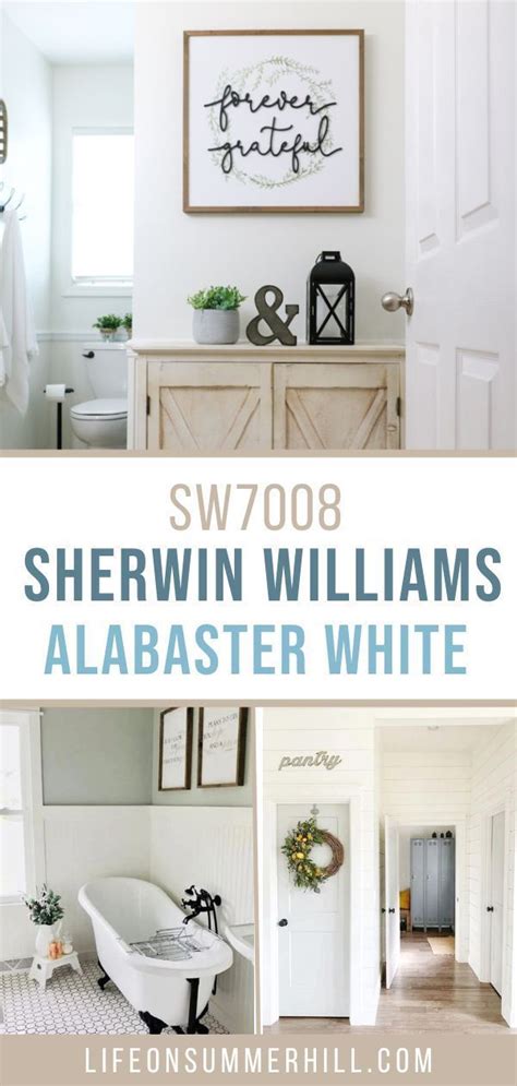 Sherwin Williams Alabaster White The Best Places To Use This Color Hot Sex Picture