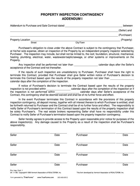 Inspection Addendum Sample Fill Out Sign Online Dochub