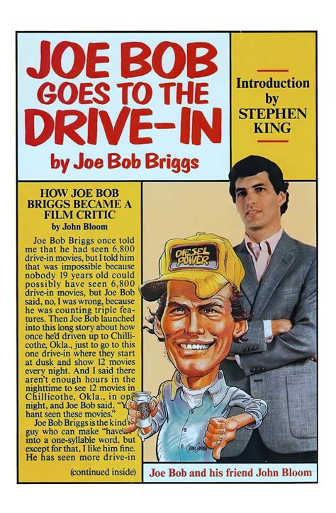 Joe Bob Goes To The Drive In Joe Bob Briggs