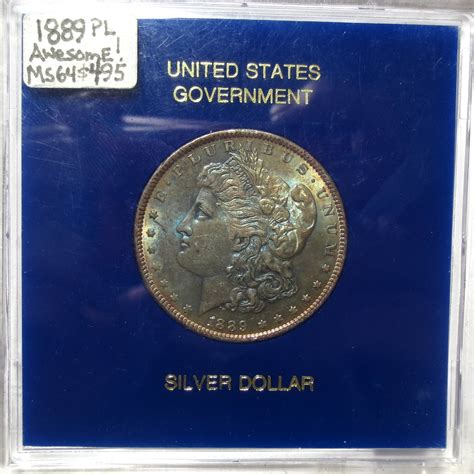 MS64 Toned 1889 Morgan Silver Dollar