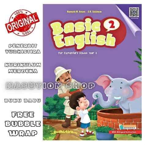 Jual Buku Basic English Kelas 1 2 3 4 5 6 SD MI Yudhistira Kurikulum