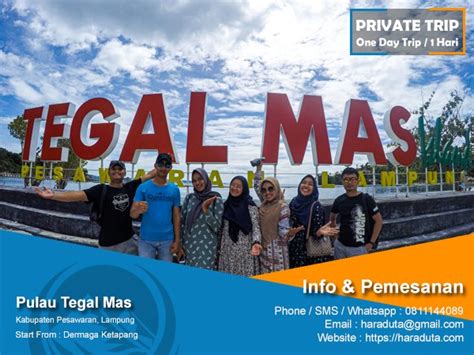 Open Trip Pulau Tegal Mas Hari Januari Haraduta