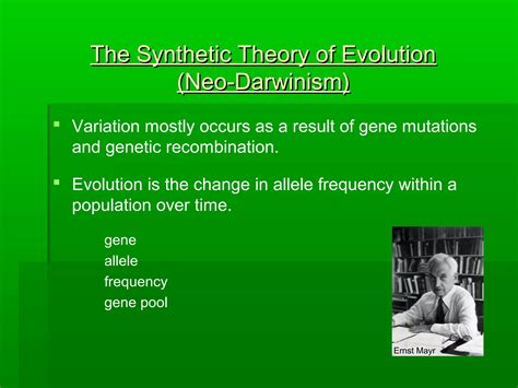 Darwins Theory Of Evolution Ppt