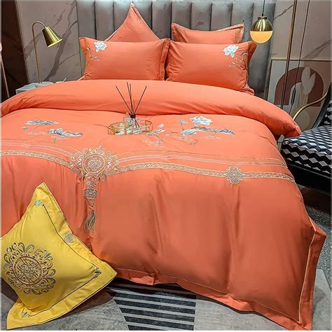 Wrinkle Stain Proof Four Piece Bed Set Pcs 4 Piece Duvet Duvet Cover