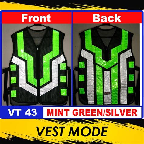 Vt43 Vest For Motorcycle Rider High Visibility Safety Vest Reflectorized Vest Mode Lazada Ph