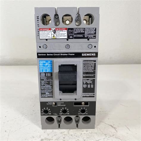 Siemens Sentron Series 250A 3 Pole 600V Circuit Breaker FD63F250