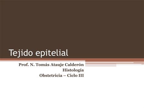 PDF Tejido Epitelial DOKUMEN TIPS