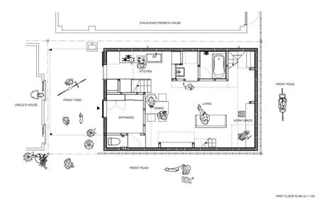 First Floor Plan With Balcony 3D | Inspiring Home Design Idea