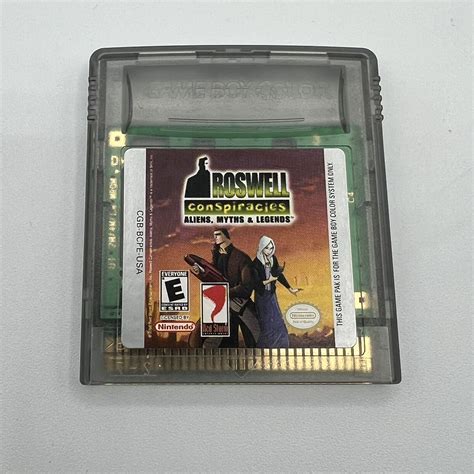 Roswell Conspiracies Aliens Myths And Legends Nintendo Game Boy Color