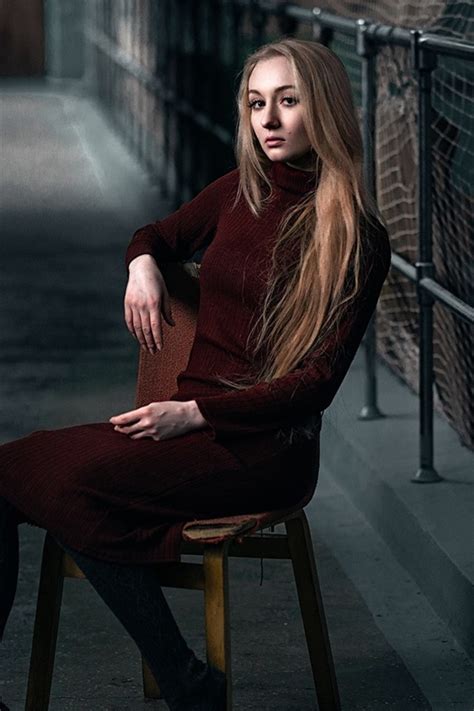 Wallpaper Blonde Girl Sweater Chair X Picture Image