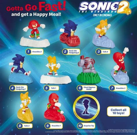 Sonic 2 Happy Meal Toys Are Available Now At McDonalds PH With A