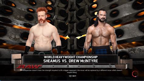 Wwe 2k23 Ps5 Sheamus Vs Drew Mcintyre World Heavyweight Championship Youtube