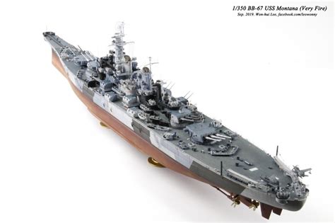 1350 Uss Montana And Us Navy Wwii Battleship Usn Imodeler