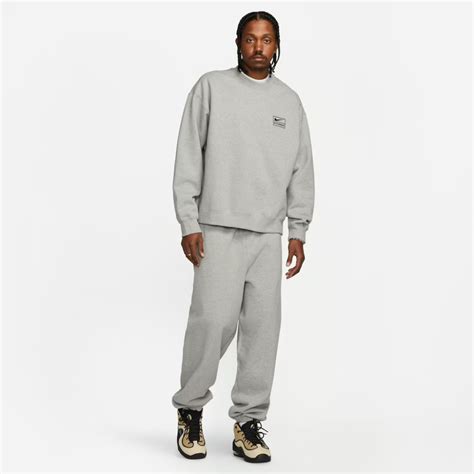 Stussy X Nike Calça Washed Fleece Grey