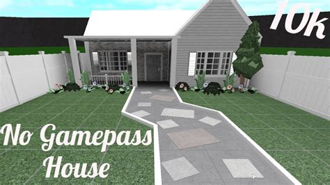 Bloxburg No Gamepass House 10k Part 1 2 Youtube