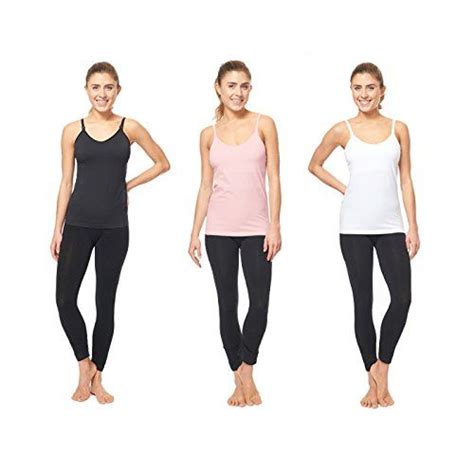 3 Pack Nursing Cami Tank Top With Build In Maternity Bra Pregnant