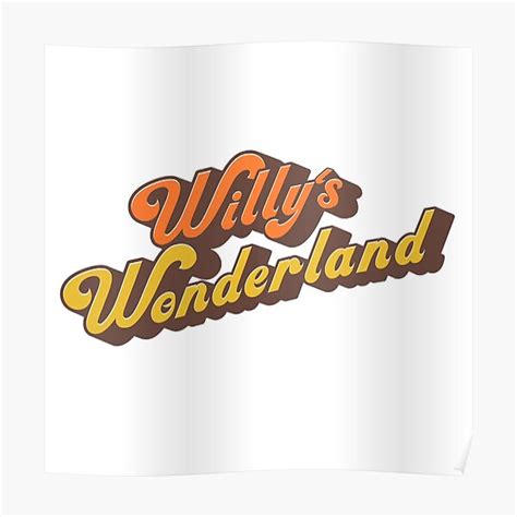 "Willys Wonderland" Poster for Sale by genevamag | Redbubble