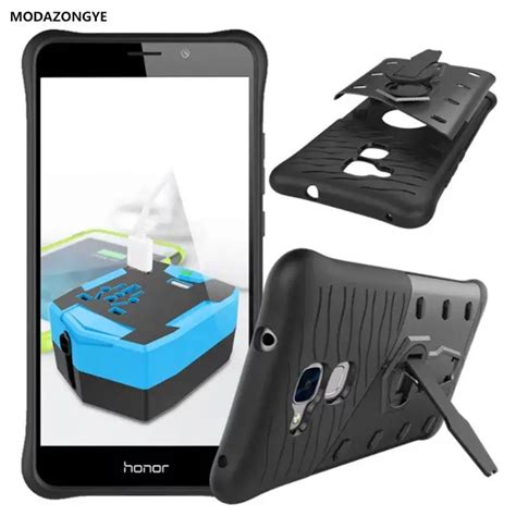 Luxo Híbrido Tpu Silicone Rígido De Volta Case Capa Do Telefone Para Huawei Honra 5 C Honra 5c