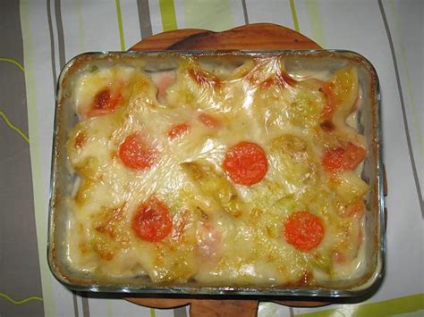 Recette De Gratin Aux L Gumes Sauce Au Fromage