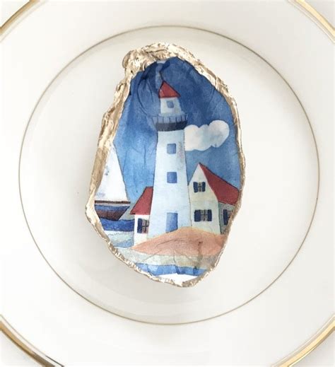 Red Roof Lighthouse Cc114 — Gilded Maine Oysters