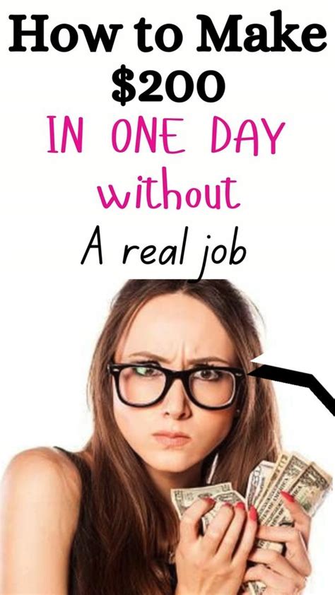 How To Make 200 Dollars In One Day Without A Real Job Artofit